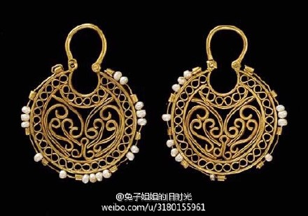 【拜占庭|珠宝】约公元6-7世纪,小珍珠的运用非常美各博物馆藏品.