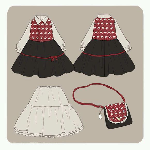 服装素材 设计 动漫服装素材【 网络收图 侵权删】