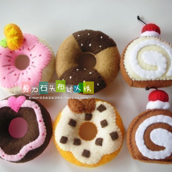免裁剪不织布手工材料包★diy面包圈蛋卷幼儿园美食儿童过家家a02