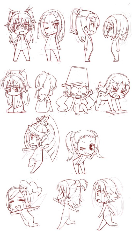 手书和分享动作的动作喜欢一些人物q版漫画素材的同学,从绘画到表情继续翻动漫图片