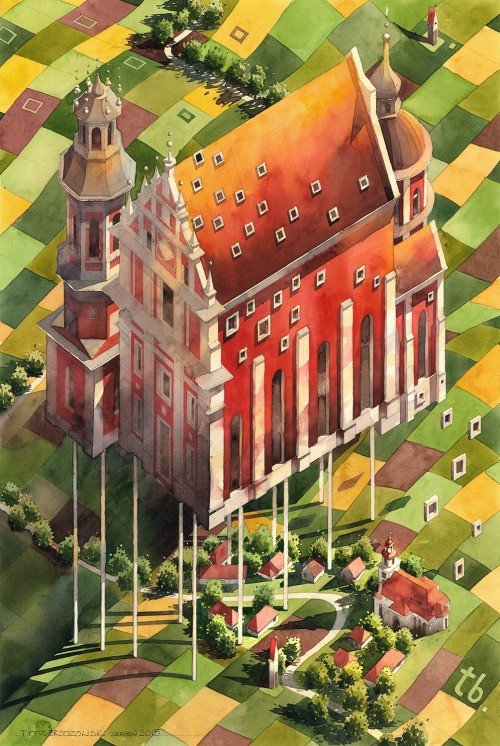 tytus brzozowski是一位建筑师兼水彩画家,毕业于华沙理工大学建筑系.