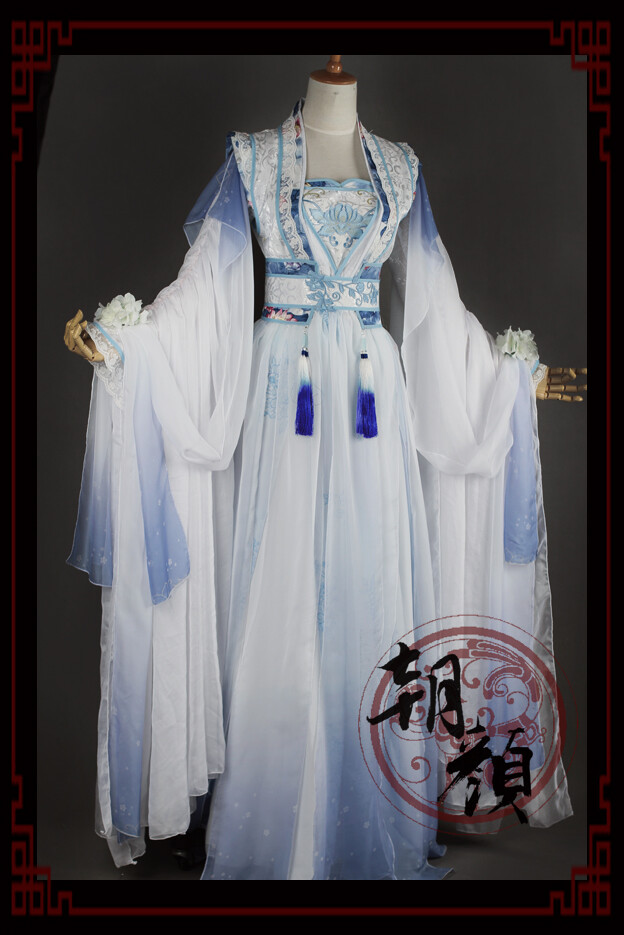 【朝颜】古风cos夜幕星河衍生女古装"水云间"姜沉鱼君拂素素等