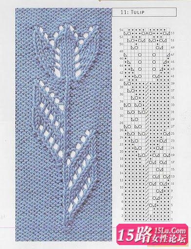手工毛衣花型编织法图片