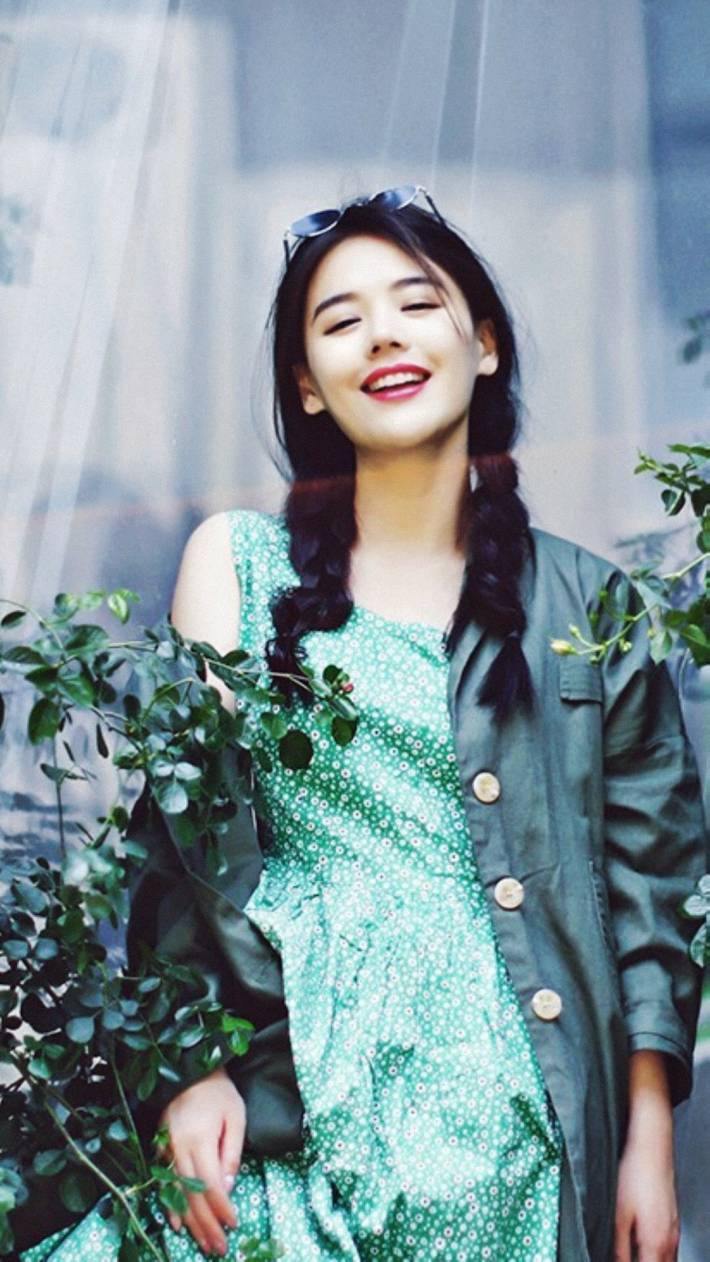 甜美美女马思纯个人写真手机壁纸_盖邋手