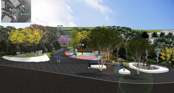 体育公园景观效果图