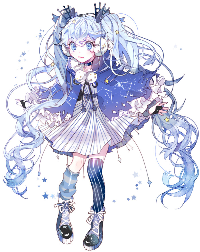 (共2p)动漫壁纸-q版初音未来/侵