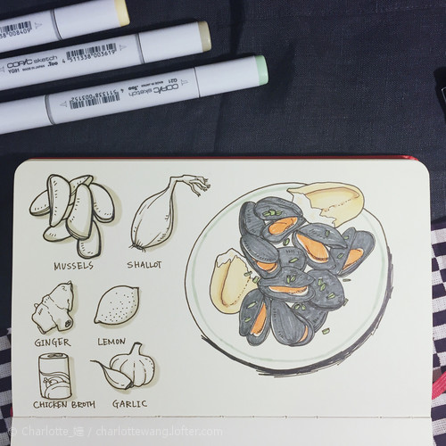 第二十七天:墩蛏子.网上找了个菜谱,试试