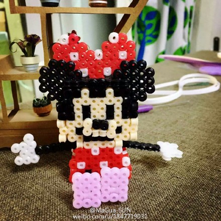 立体拼豆米奇米妮哦yeah