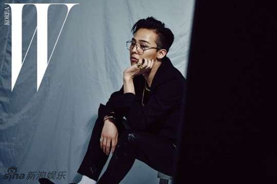 bigbang权志龙黑发写真 变身霸道总裁