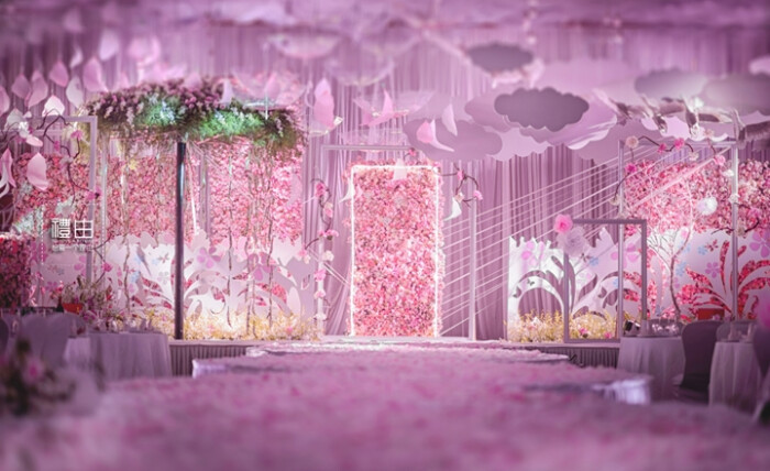 粉色系梦幻婚礼