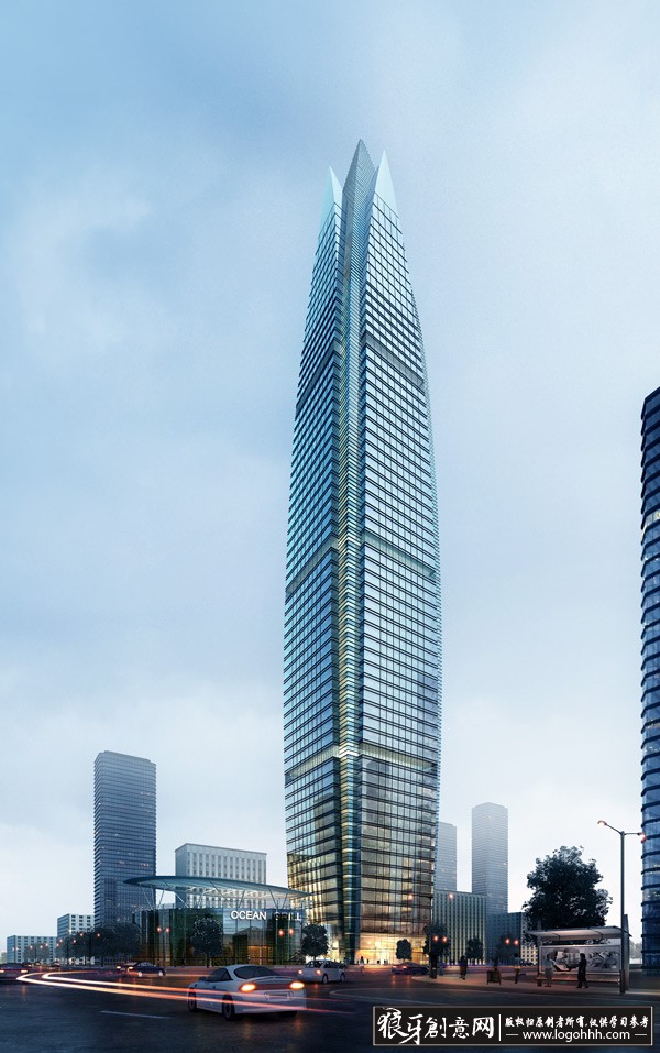 商务科技 城市建筑背景高清图片 都市繁华地段背景 高清商务楼 城市