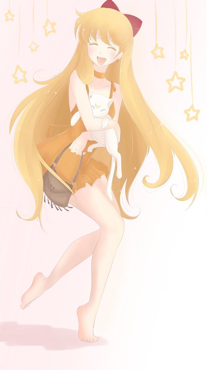 少女战士壁纸#无水印卡通,可爱唯美手机壁纸,全屏月野兔和美奈子头像