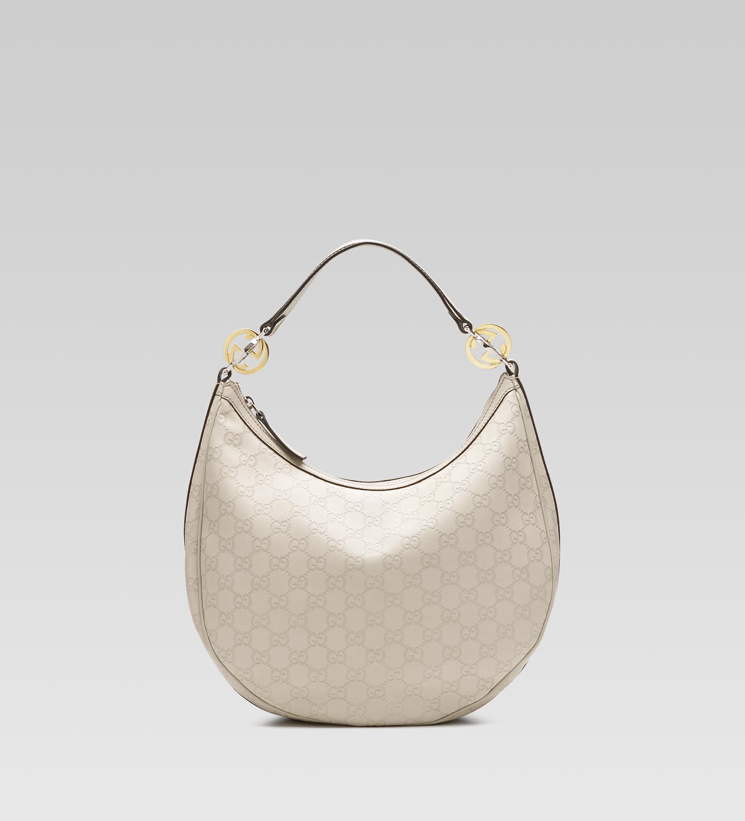 232962aa61n9022 gg twins中号圆底包,配以双 g 互扣式细节.