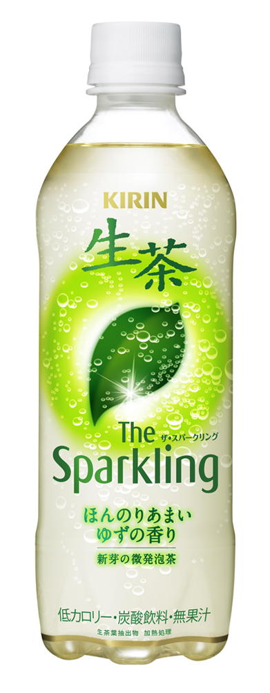 kirin 生茶 the sparkling 绿茶汽水饮料