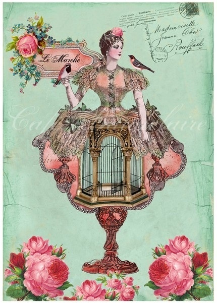 wendy paula patterson 欧美复古手绘插画