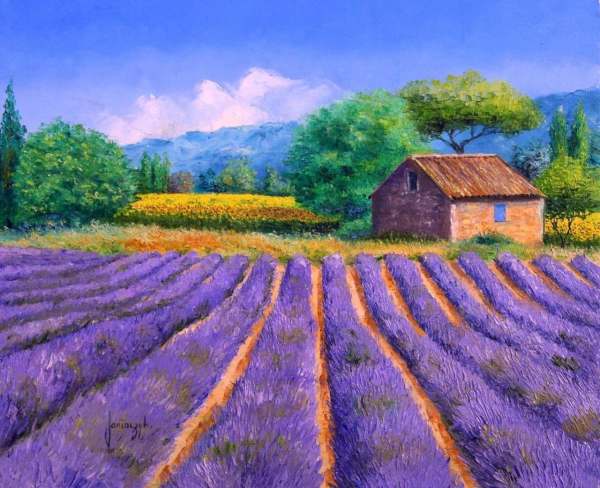 法国jean marc janiaczyk 田园风景 油画