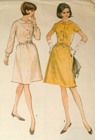 20世纪60年代的时尚插画
