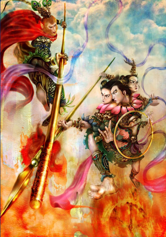 哪吒三太子卡通 哪吒三太子卡通图片分享