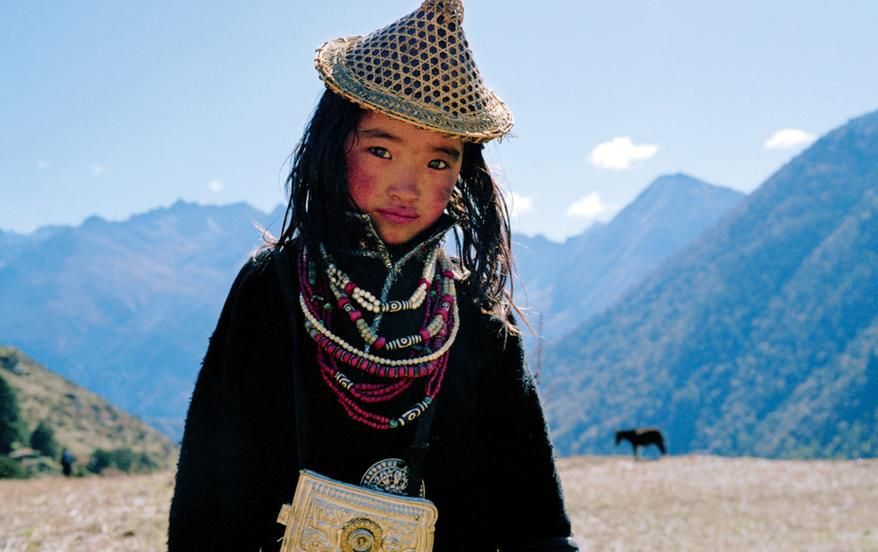 不丹少女图片