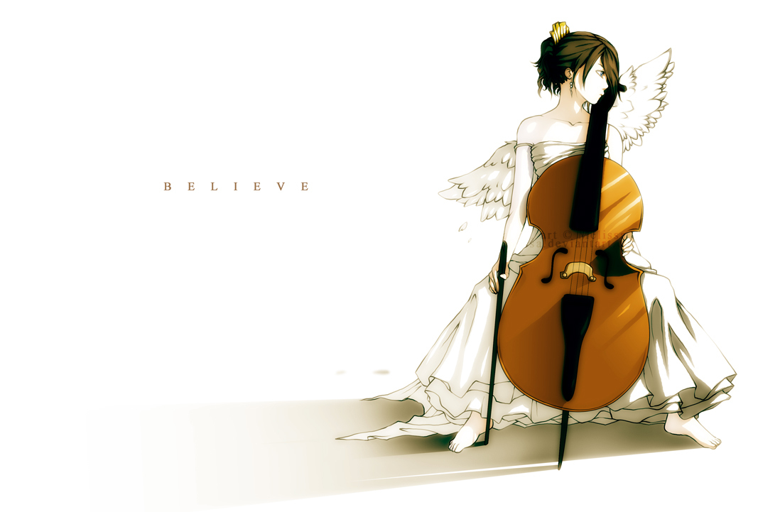 大提琴动漫壁纸图片