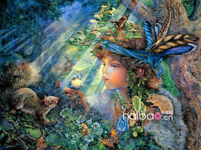 绮丽梦幻绝不哀伤的童话世界!英国女艺术家约瑟芬·华尔(josephine