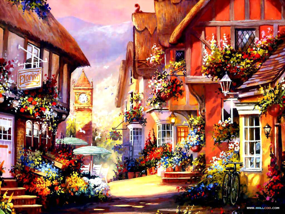 jim mitchell作品 cottage charm童话别墅