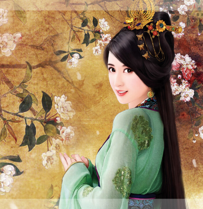 江采苹,梅妃,唐玄宗早期宠妃.体态清秀稍瘦,并且好淡妆雅服.