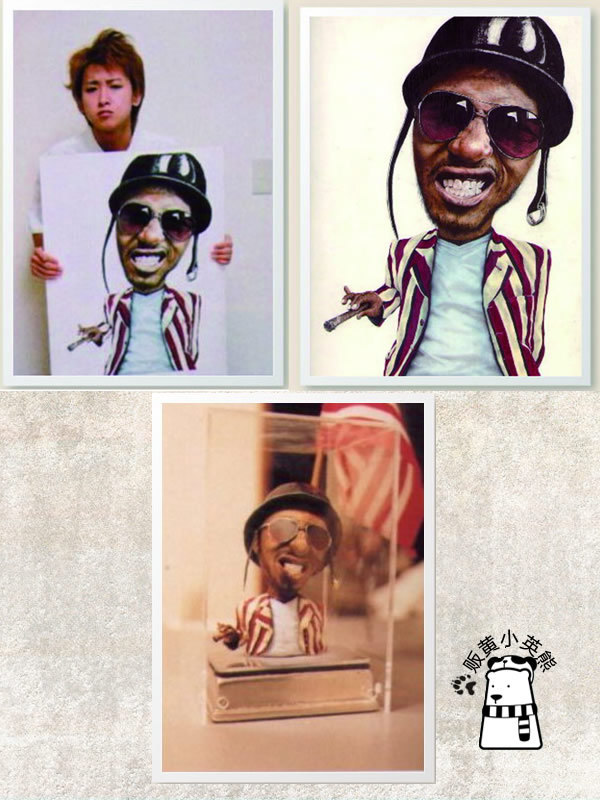 大野智爱画画也很出名,还为自己的画作出了同款人偶