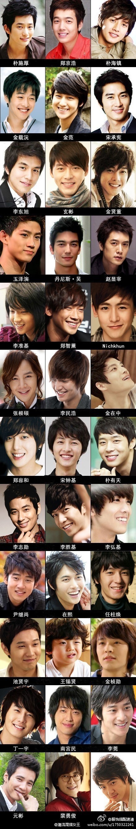韩国搞笑明星男名单图片