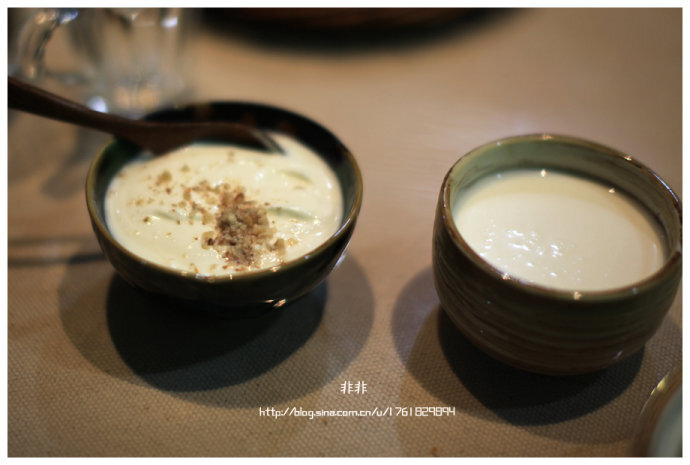 新疆节目两种酸奶。片头的是普通酸奶,很…-堆右边的美食小吃美食图片