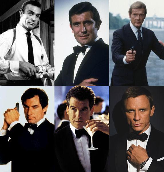 007五十岁了!盘点詹姆斯邦德的6任扮演者