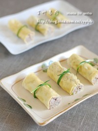 (焯水可以去除豆腥味) 把百叶切成理想图片