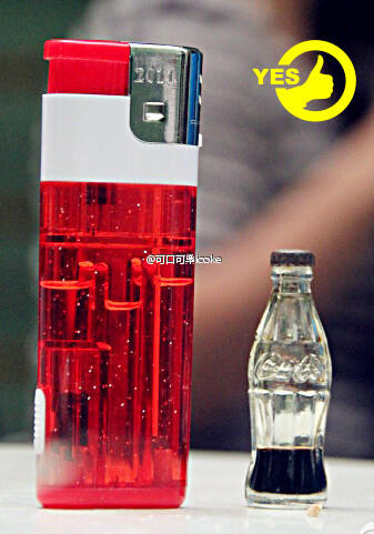 世界上最小的可口可乐瓶