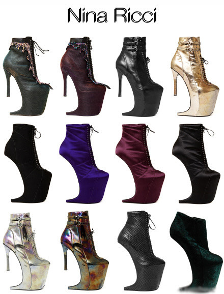 nina ricci 2009春夏无跟鞋系列