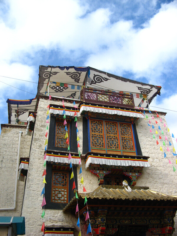 藏民房子照片图片