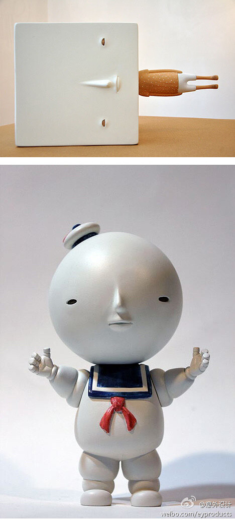 可爱的雕塑作品,来自日本设计师 yoskay yamamoto