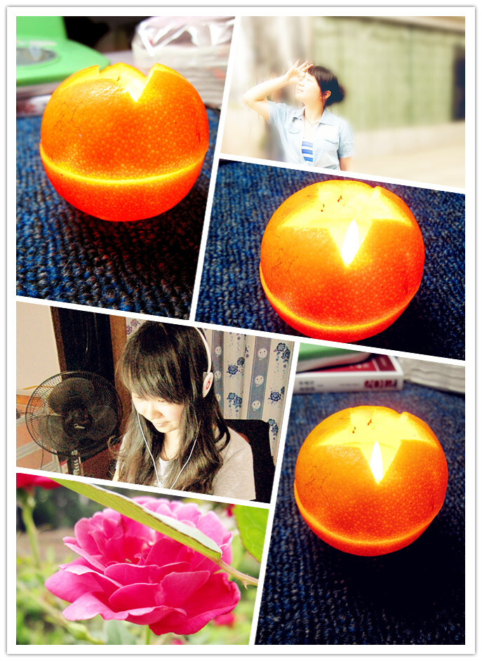 橙子灯制作方法图片