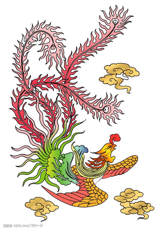 凤凰 凤凰的神话传说,最早是流传于东方,因此有东方神鸟,长生鸟之称