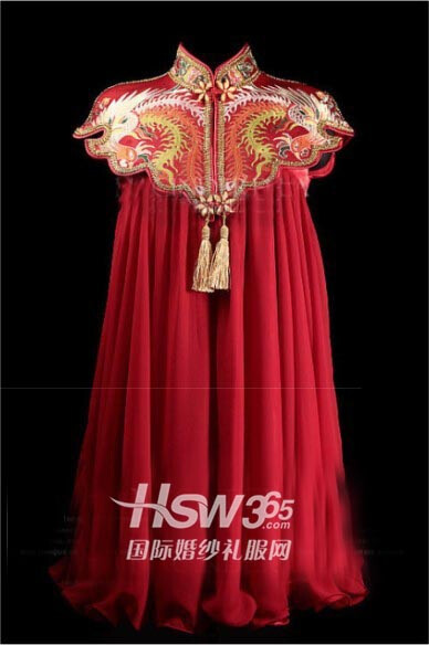 中国风新娘礼服