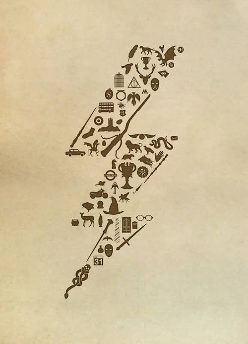 相当不错的哈利波特系列插画 .