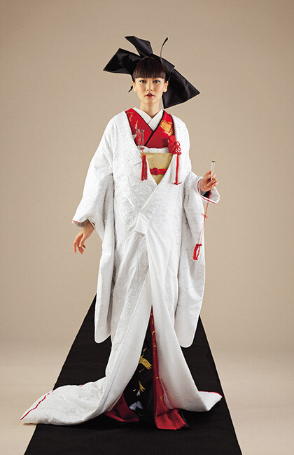 花嫁和服,色打褂 白打卦