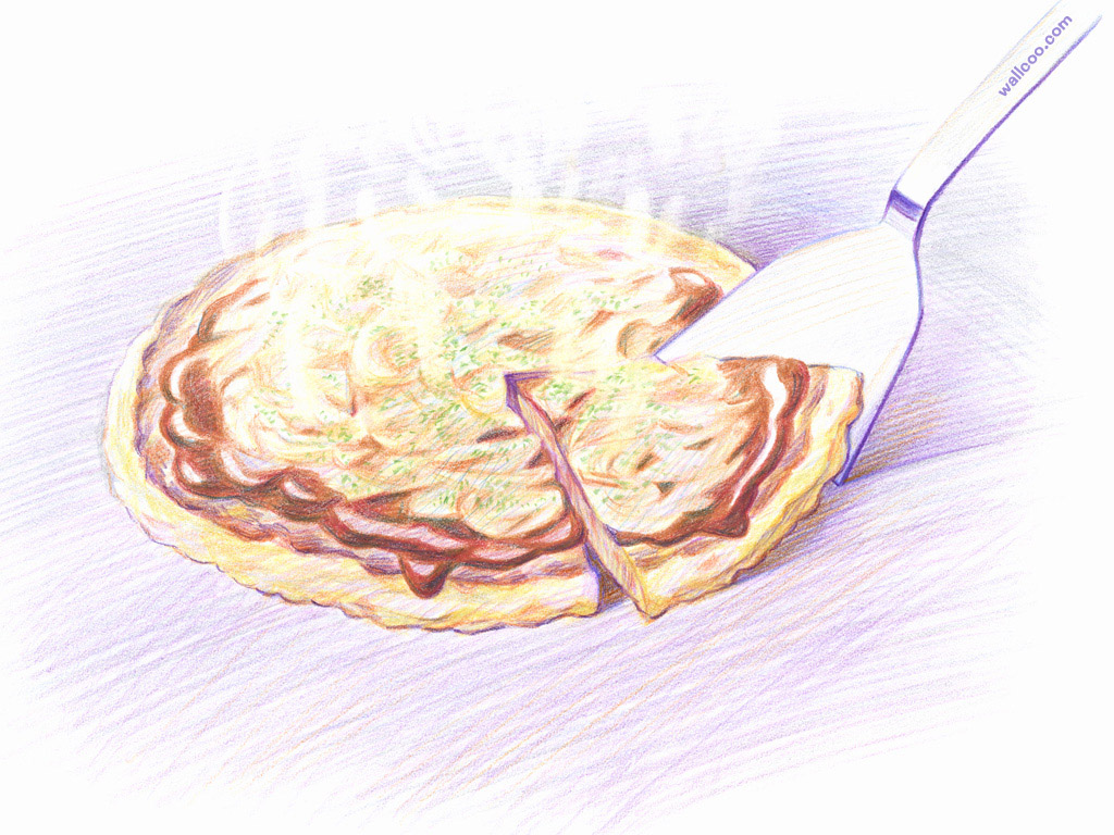 彩铅pizza