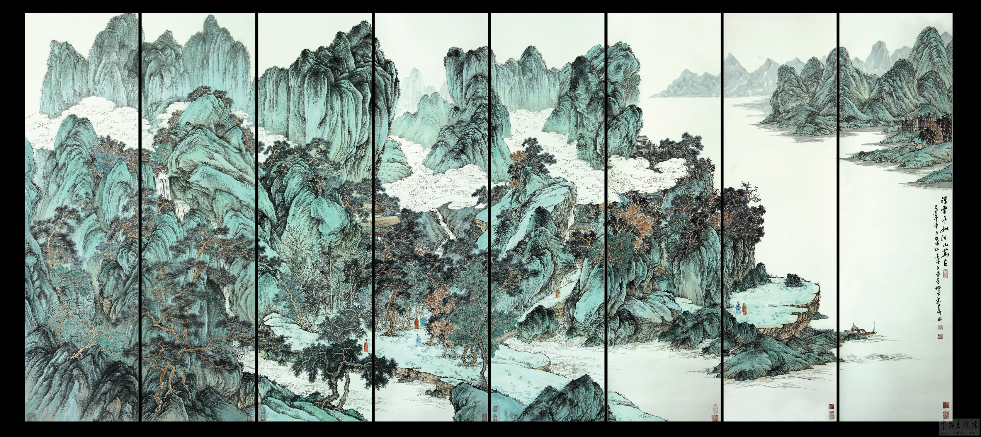八通景 