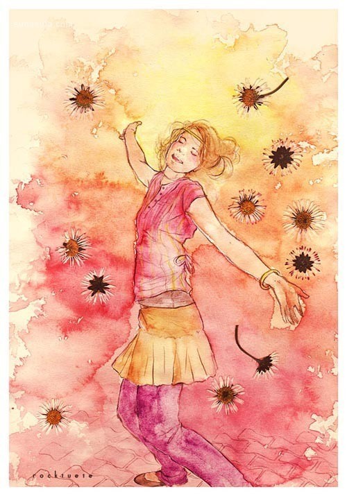 rocktuete 水彩的情绪