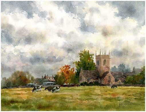 楢崎清春水彩插画    topit.me 收录优美