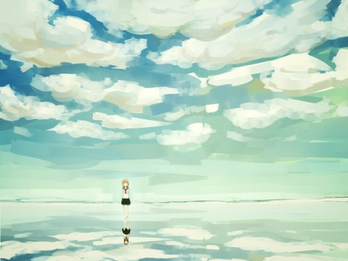 小清新场景插画