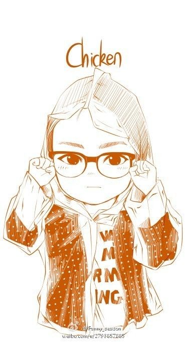 周笔畅的卡通手绘图(16)