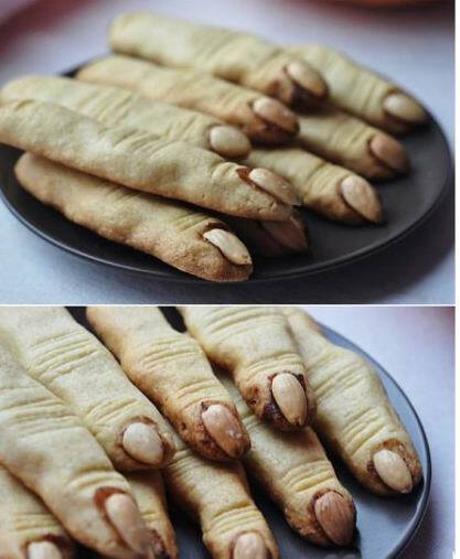 女巫手指面包图片