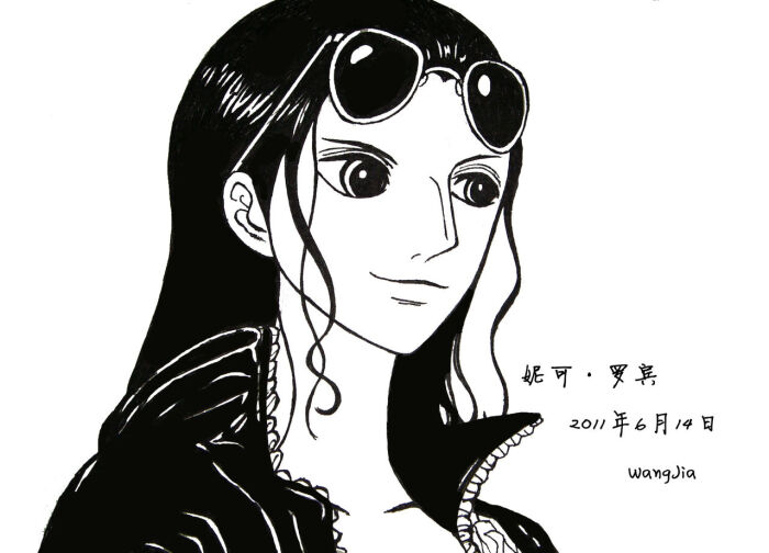 你也来画出你心中罗宾的样子吧!(点击查看)http://t.cn/zllnuzf
