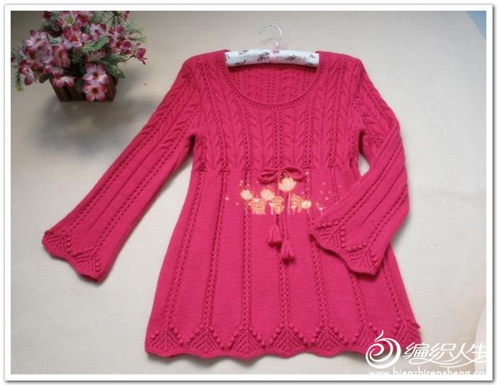 娥眉月作品——樱桃红了(1211).有教程.